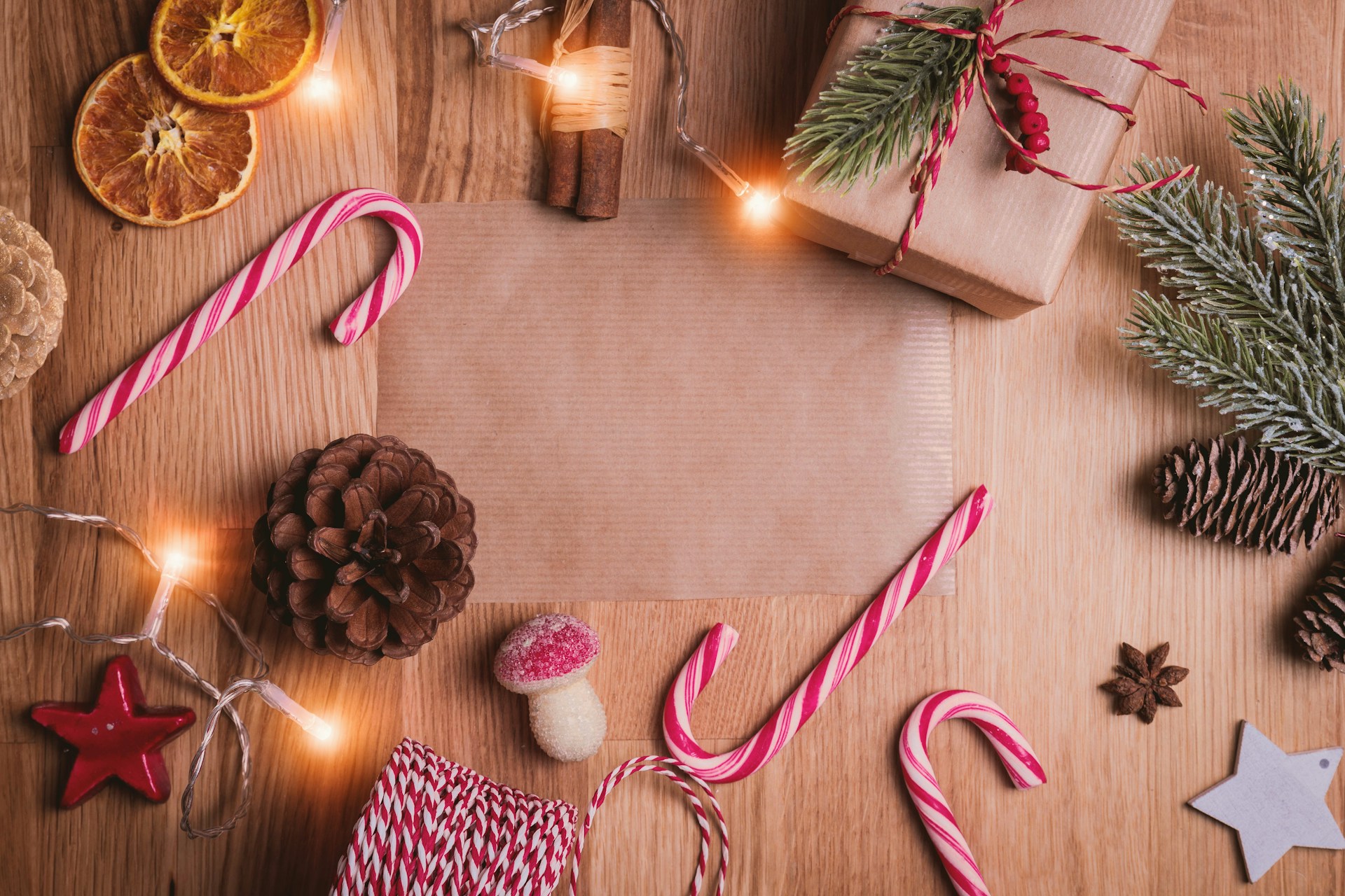 Christmas text background